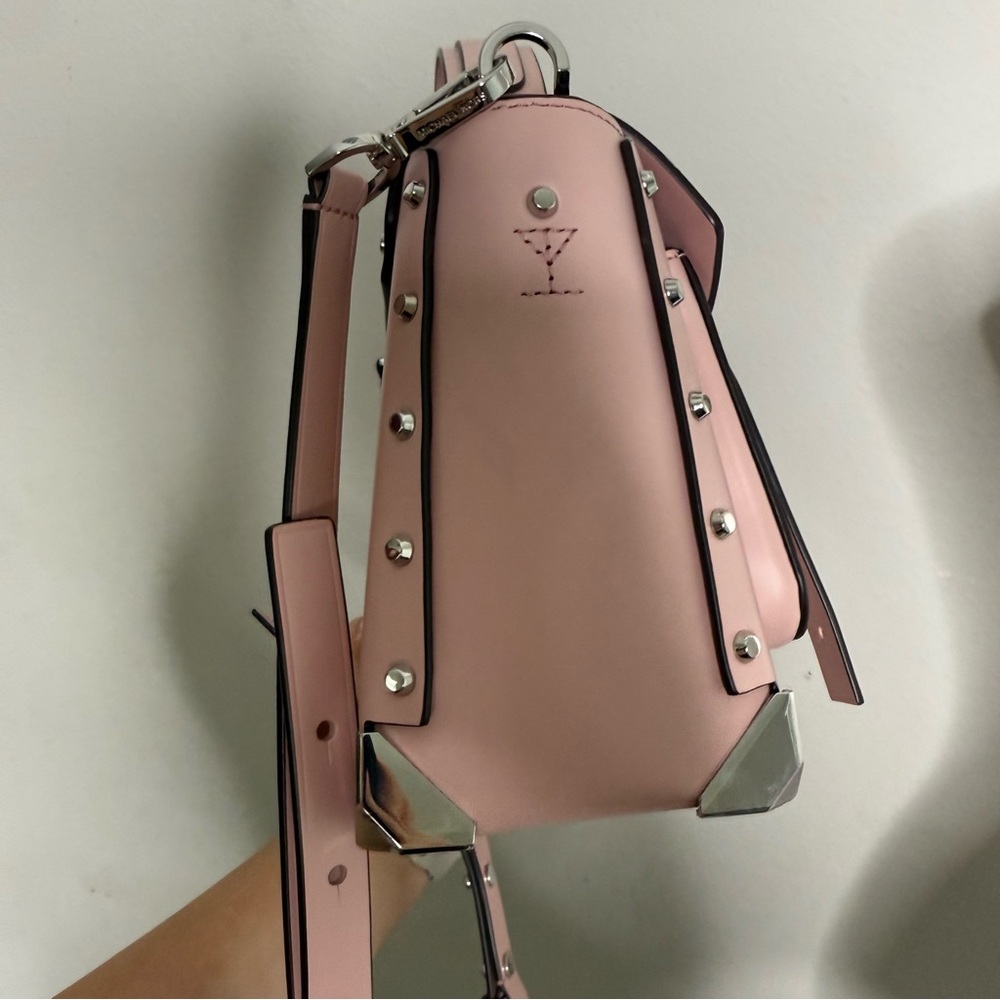 Michael Kors Pink Leather Manhattan Purse - Picture 14 of 15
